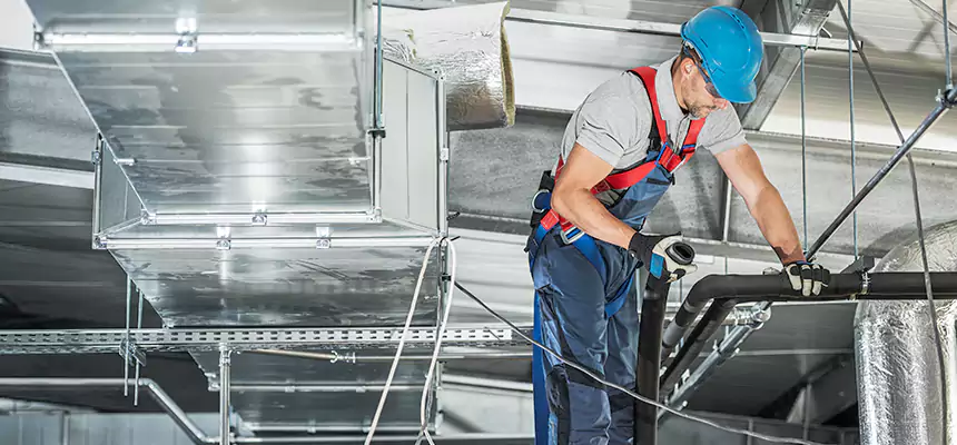 Precise Air Duct Vent Installation in White Oak